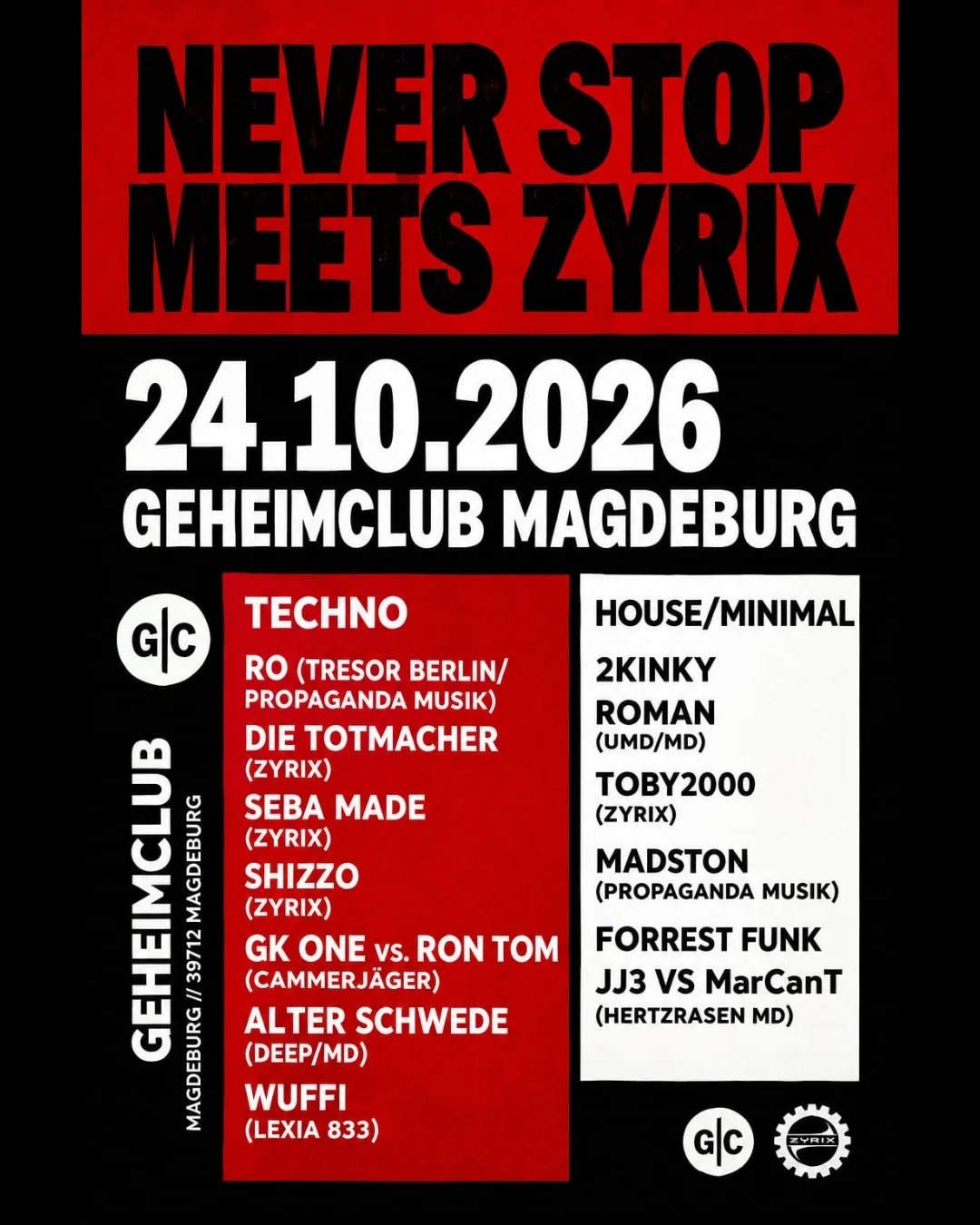 Artwork zu Never Stop X Zyrix